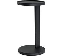 LISHEUK Table d'appoint en métal Noir, Petite Table d'appoint de canapé, Table Basse en Fer pour Salon, Table d'angle d'europe du Nord, Table de collation pour Bureau, Table de c