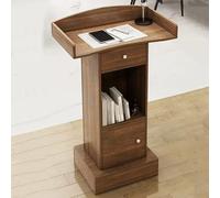 LISHEUK Table de réception, pupitre en Bois, Podium Professionnel, pupitre de conférence, Bureau d'accueil, pour salles de Classe/conférences/auditoriums