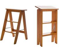 LISHEUK Tabouret escabeau Multifonction Pliable à 3 marches avec Porte-Chaussures et Porte-Fleurs, idéal pour la Cuisine et l'intérieur.