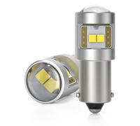 LishiLED 2PCS Ampoule BA9S T4W LED 12V 24V 6000K Blanc 600lm LED T4W Ba9s pour Lumières Intérieure Position Veilleuse pour Camions Voiture Moto
