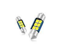 LishiLED Ampoules C5W LED 31mm 12V 6000K Blanc Brillant Ampoule navette 31mm pour Feux de Plaque d'Immatriculation et Éclairage Intérieur de Voiture Canbus Sans Erreur 2PCS