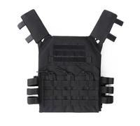 Lishuyeh Gilet Airsoft Gilet de paintball de protection rembourré Léger et respirant Sports de plein air Gilet Molle réglable pour la chasse Entraînement Cosplay Costumes