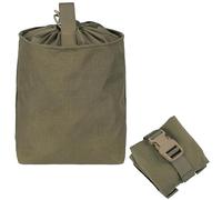 Lishuyeh Poche Tactique Molle Dump Pouch Sacoche Utilitaire Pliable Cordon Militaire Organisateur de chargeurs de munitions Sacoche Banane Enroulable (Vert)