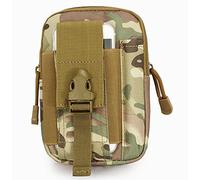 Lisirs Molle Pouch EDC Compact Utilitaire Pochettes Tactique Multipurpose Gadget Pouch Taille Outil Sac Banane avec Mousqueton D Jungle numérique
