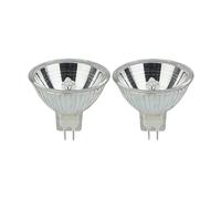 LISOCLU Ampoule MR11 Halogène GU4 12V G4 Dimmable 2700K Blanc Chaud-Parfait Pour L'Éclairage De Microscope Et Lampe De Travail Halogène! 2Pcs 10W 140 Lumen