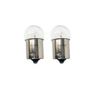 LISOCLU BA15S Ampoule Halogène 1156 Unique Double Contact Baïonnette Base 2700k 5w 10w G18 Rond de Remplacement pour Clignotants De Frein Feu arrière 6V 12v 24v Pack de 2(BA15S/12V-10W)