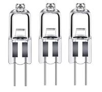 LISOCLU G4 Lampes Halogènes 6v 12v 24v 110v 220v 5w 10w 20w 28w 35w 40w 50w Blanc Chaud 3000k Dimmable g4 Lampes Halogènes Cuisine Salon Chambre (12V-50W/3PCS)