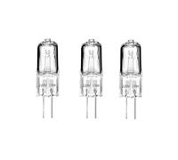 LISOCLU G5.3 Lampe Halogène Basse Tension Perles Lampe D'Aromathérapie Broche Ampoule En Cristal À Deux Broches Bulle 3 Pièces G4 12V 10W Transparent
