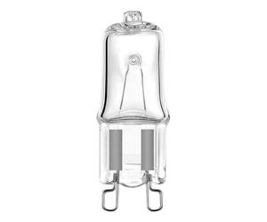 LISOCLU G9 Lampe halogène haute tension 120V/220V Ampoule-25W/30W/40W/60W - 3000K Blanc chaud pour mur de four à quartz (120V 30W/1pcs)