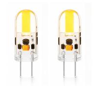 LISOCLU GY6.35 LED 12V 3W Dimmable COB Saphir 140LM,Blanc Chaud Lot de 2 | GY6.35 LED 12V 3W dimmable, COB saphir 1505, silicone, 140 LM, éclairage 360° et 100% sans scintillement.