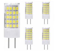 LISOCLU GY6.35 LED Dimmable 5W Céramique 500LM,110V 5W 5 pces Blanc Froid | GY6.35 LED dimmable en céramique, 500 LM ultra lumineux, faisceau 360° et lumière sans scintillement.