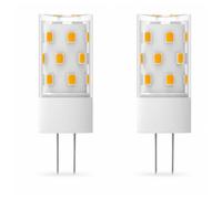 LISOCLU GY6.35 LED Dimmable 5W Céramique 580LM,AC/DC12V Blanc Chaud 2 pces | GY6.35 LED dimmable céramique & PC, 21 LED, 580 LM super lumineux, 100% sans scintillement & Deep Dimming.