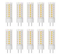 LISOCLU GY6.35 LED Dimmable 8W Céramique 600LM,110V Blanc Froid Lot de 10 | GY6.35 LED dimmable en céramique, 45 LED, 600 LM ultra lumineux, 100% sans scintillement & Deep Dimming.