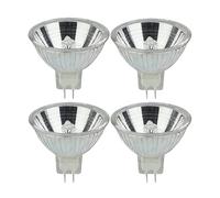 LISOCLU Spot MR11 Halogène 6V GU4/G4 Base Dimmable 2700K Blanc Chaud-Parfait Pour L'Éclairage De Microscope Et Lampe De Travail Halogène! 4Pcs 35W 385 Lumen
