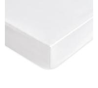 Lisola Drap housse avec coins à la française, 100 % coton percale 200 TC, élastique, fabriqué en Italie, 140 x 200 x 30 cm, couleur unie. Modèle : Milan