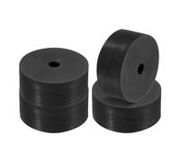 L'isolation de vibration du néoprène capitonne 4 tailles multiples PCs for le dessiccateur rondelle la CAHT(2.8"OD 0.5"ID 1.2"Thickness)