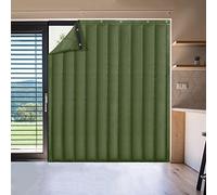 l'isolation des fenêtres, Rideau de porte isolant thermique, occultant, insonorisant, coupe-vent, imperméable, taille personnalisée(C,W120cm*H210cm/47 * 82.7in)