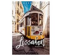 Lissabon Perspektiven (Tischkalender 2026 DIN A5 hoch), CALVENDO Monatskalender: Die Hauptstadt Portugals ist eine charismatische und pulsierende Metropole.