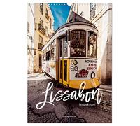 Lissabon Perspektiven (Wandkalender 2026 DIN A3 hoch), CALVENDO Monatskalender: Die Hauptstadt Portugals ist eine charismatische und pulsierende Metropole.