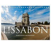 Lissabon - Portugals Metropole (Tischkalender 2026 DIN A5 quer), CALVENDO Monatskalender: 13 hochauflösende Lissabon-Fotografien von Olaf Bruhn.