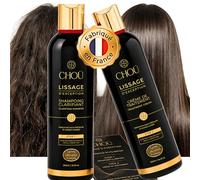 Lissage brésilien keratine premium - Kit professionnel 250ml Sans Formol- 3 à 4 applications-Convient femmes enceintes et enfants-Fabriqué en France