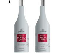Lissage - OMNIA - TANINO PREMIUM - 2x1 litre - Shampoing clarifiant - Traitement inclus