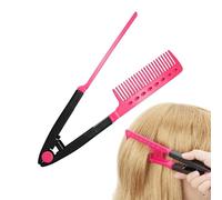 Lissage - Outil de coiffure en forme de V, fer plat | Accessoire lisseur de cheveux, léger, résistant à la chaleur, outil de coiffure de voyage pour la maison, les vacances, les dates d'hôtel