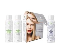 Lissa'Ô Natura Keratin - Lissa'Ô kit Silver de Lissage Brésilien cheveux décolorés, méchés ou blancs 3x100ml