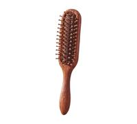 Lisse Peigne en bois massant avec coussin d'air, brosse à cheveux multifonctionnelle et portable, peigne épais convenant aux hommes et aux femmes dénouement(1 pcs)