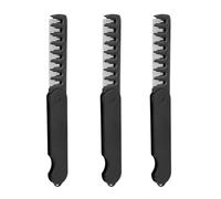 Lisse Peigne en plastique mini multifonctionnel à dents larges, brosse à cheveux rétro, peigne à dents fines for un coiffage volumineux, facile à transporter dénouement(3 pcs)