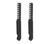 Lisse Peigne en plastique mini multifonctionnel à dents larges, brosse à cheveux rétro, peigne à dents fines for un coiffage volumineux, facile à transporter dénouement(2 pcs)