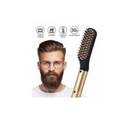 Lisseur à barbe, 3 en 1 lissant céramique rapide,température réglable , d'or