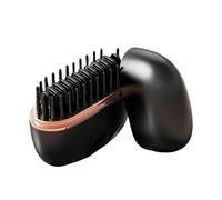 Lisseur à cheveux, brosse peigne lissante, outils de coiffure, mini portable anti-brûlure à 3 niveaux, contrôle facile et sûr de la chaleur, salon à domicile, construction compacte et légère en ABS, o