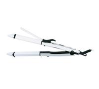 Adler Europe Fer à lisser AD 2104 2-en-1 Céramique 50 W Chauffage rapide Blanc