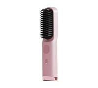 Lisseur À Cheveux - Peigne Coiffant À Chauffage Rapide Rechargeable Sans Fil | Styler À Chauffage Rapide Avec Écran LCD Anti-brûlure | Lisseur À Brosse Chaude Pour Femmes | Lissage Curling Bureau À Do