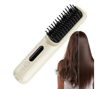 Lisseur à cheveux portable | Outil de coiffage sans fil,Brosse Lissante de Voyage | Pour la maison, l'appartement, le salon, voyages d'affaires, femmes, hommes, voyageurs