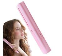Lisseur à cheveux sans fil - Mini fer plat de voyage rechargeable, 4 réglages de température, lisseur portable sans fil, double outil de coiffage | de voyage, pour les types de