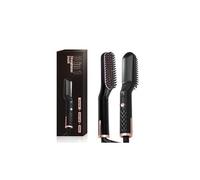 Lisseur barbe , 3 in 1 rapidement brosse chauffante ,noir
