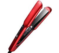Lisseur Boucleur 4 Réglages De Température Onduleur Style Coiffeur | Avec Soin Ionique Combo Lisseur Boucleur pour Hôtel Dortoir Cheveux Courts et Longs Hommes Femmes Dames