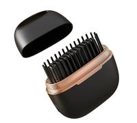 Lisseur Brosse, Mini Lisseur Cheveux Brosse Rapide, Chauffe Rapidement et Uniformément, Soutenir le Fonctionnement Sans Fil, Outils de Coiffure, pour Cheveux Doux, Fins, Epais et Bouclés