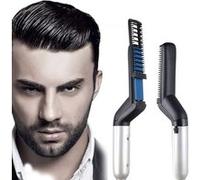 lisseur cheveux Multifonctionnel pour les barbes et cheveux peigne pour hommes G