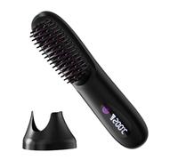 Lisseur Cheveux Sans Fil, Lisseur à Brosse Sans Fil pour Femmes, Outil de Lissage Portable avec 3 Températures pour Salon Voyage Maison Routine Matinale Déplacement