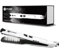 Lisseur Cheveux Vapeur,Professionnel Lisseur Saint Algue,Steam Lustre Styler,Vapeur Ultra Puissantepeigne Amovible,Tous Types De C