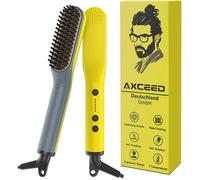 Lisseur De Barbe Et Cheveux Homme,2 En 1,Brosse Lissante Multifonctionnel,Rapide,Peigne Chauffant