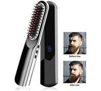 Lisseur de barbe sans fil chargement usb avec d'affichage lcd pour hommes