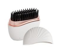 Lisseur de cheveux de voyage pour femme | Brosse à lisser portable rechargeable 2000mAh, 2 réglages de température, mini peigne lissant USB pour style rapide pour hôtel, vacances, navetteurs