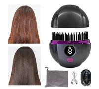 Lisseur de Cheveux de Voyage - Sans Fil 2 En 1 - Petit Fer À Lisser Peigne De Coiffure | pour Cheveux Longs Bouclés Franges Femmes Filles Usage Quotidien Voyage Affaires