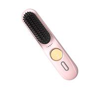Lisseur de cheveux portable | 9 niveaux de chauffage rapide sans fil 35 W anti-brûlures, brosse lissante pour cheveux anti-frisottis | Pour vacances, voyage, déplacements, rendez-vous