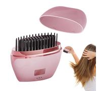 Lisseur De Cheveux Sans Fil | Accessoires De Coiffure Sans Fil Anti-Brûlure | Brosse Lisseuse Céramique Sans | pour Cheveux Épais Courts Bouclés Hommes Femmes Voyage Maison Quotidien Salon Travail