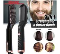 Lisseur Electrique 3 en 1 à barbe rapide Multifonctionnel - Noir